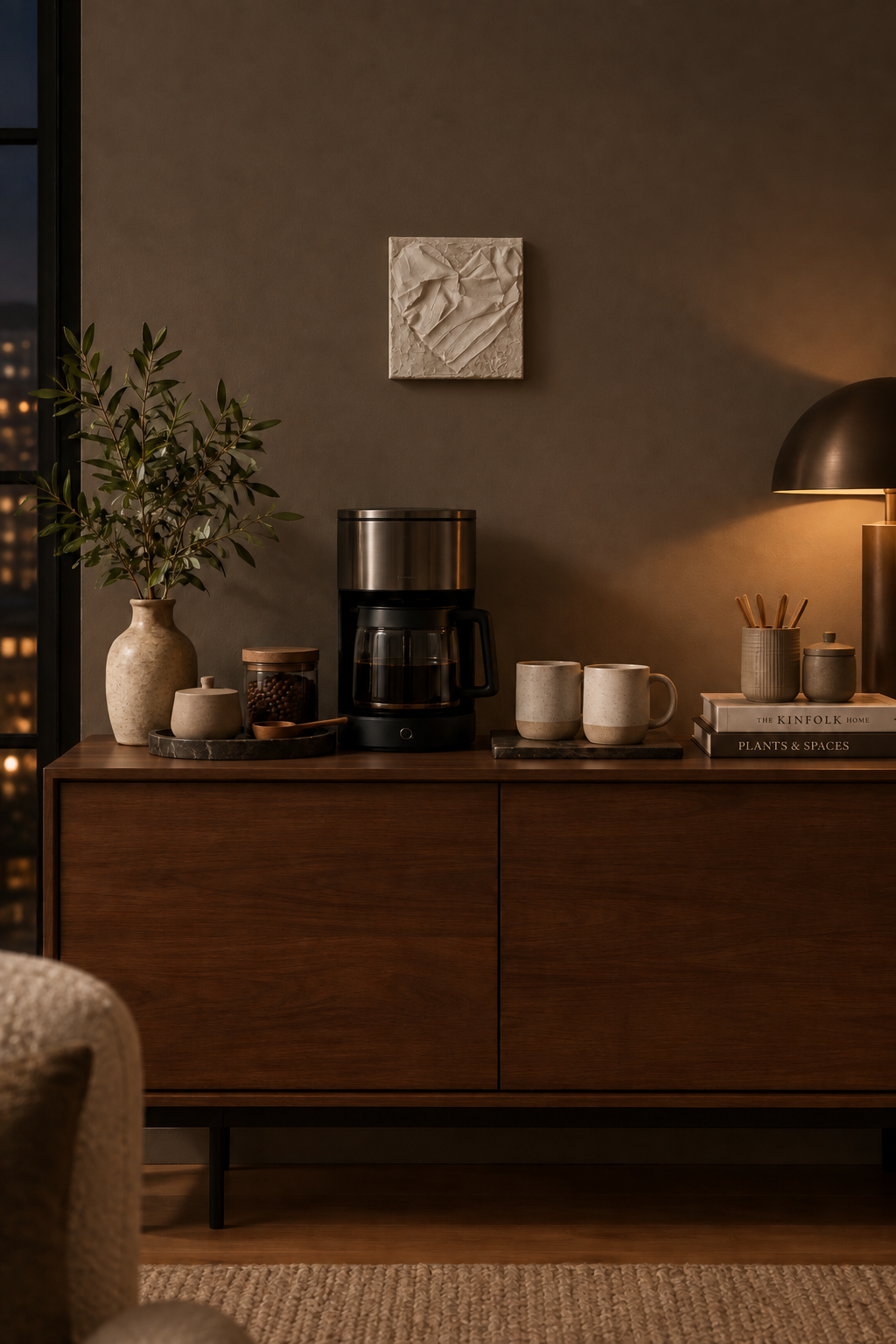 Bianco Terra AFFETTO No. 01 mixed-media heart art with glossy draped fabric on a distressed matte plaster background.