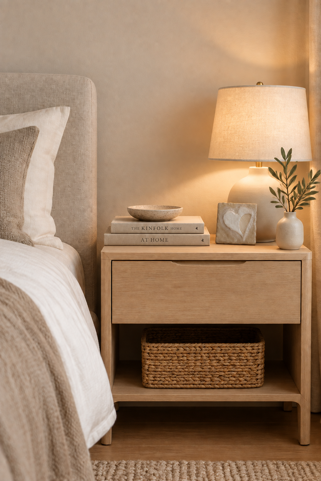 Bianco Terra CECO MINI square wall art featuring a sculpted heart with matte and gloss alabaster and nude textures.